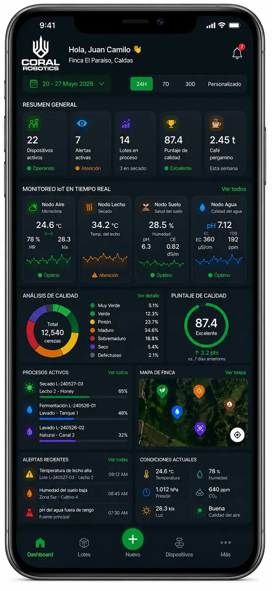App CORAL ROBOTICS